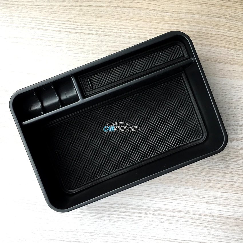 

Carmonsons for Nissan Patrol Y62 Armada Infiniti QX80 Console Central Armrest Storage Box Container Holder Tray Accessories