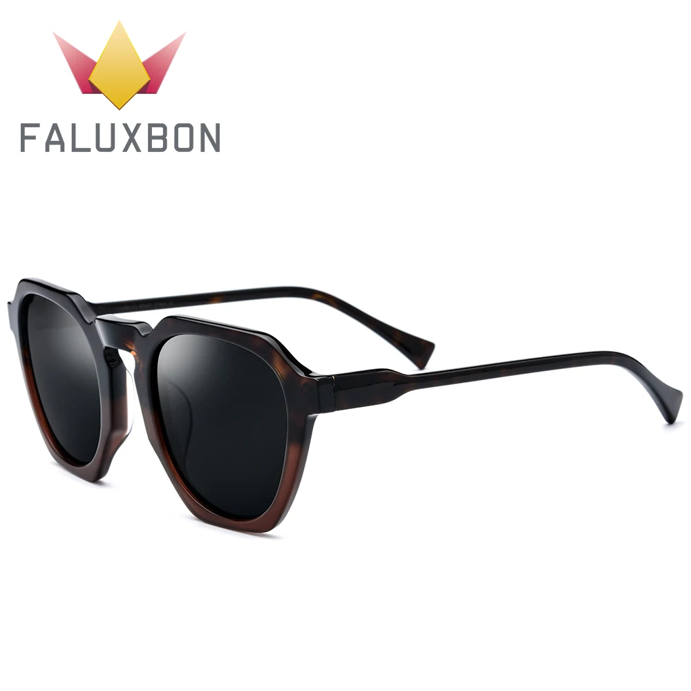 Übergroßen Myopie Brillen Marke Optische Rezept C1 Rahmen c3 Polygon Sonnenbrille Mode Acetat c2 Frauen 0Y1w14