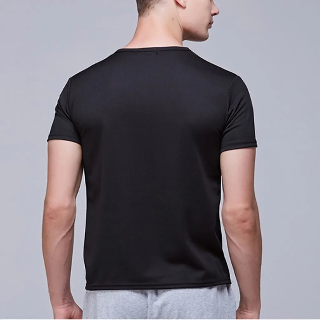 Waterproof men's T-shirt creative water anti-fouling breathable anti-fouling quick-drying shirt short-sleeved T-shirt male