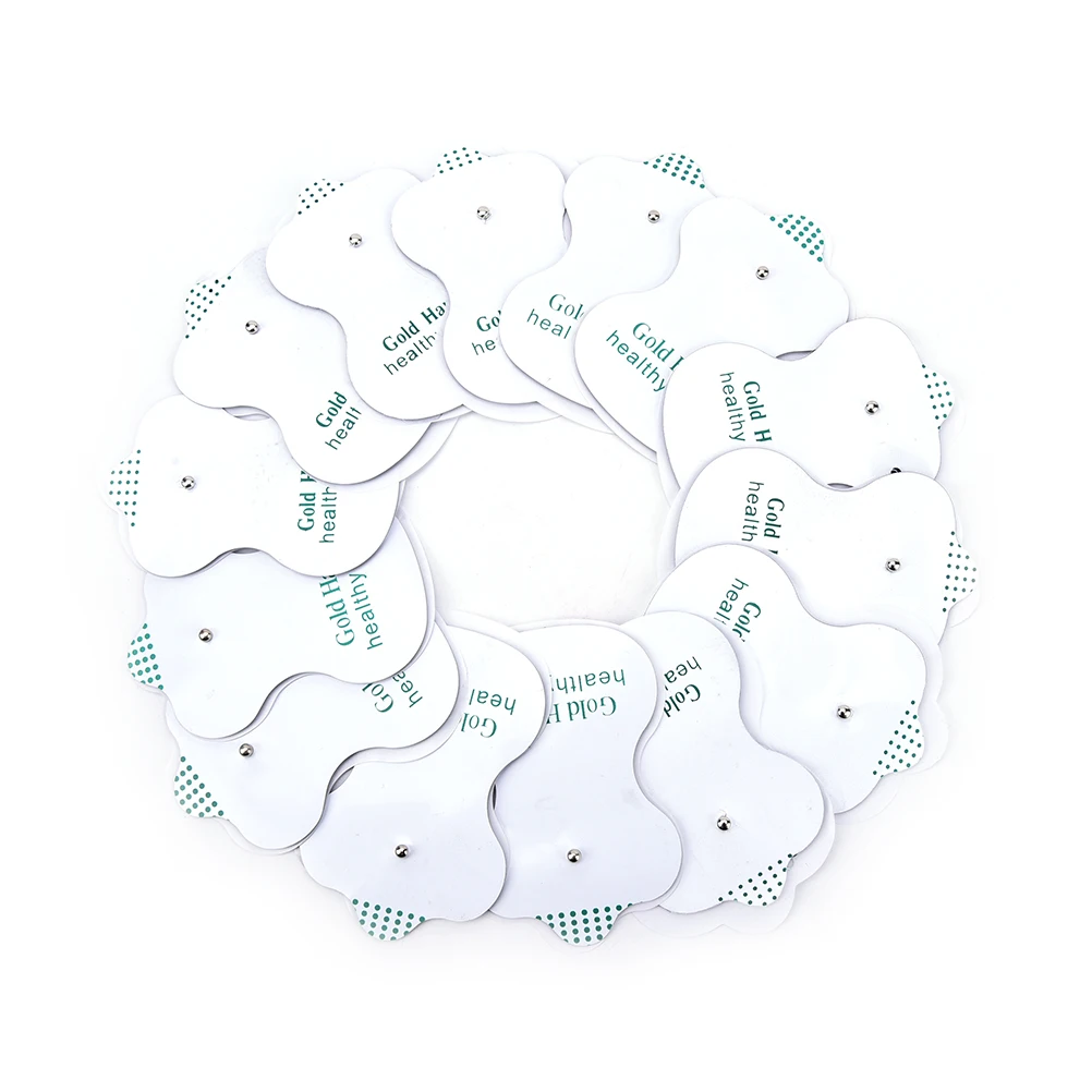 50pcs/lot white health Electrode Pads patch for Tens Acupuncture Slimming massager Digital Therapy Massage Machine