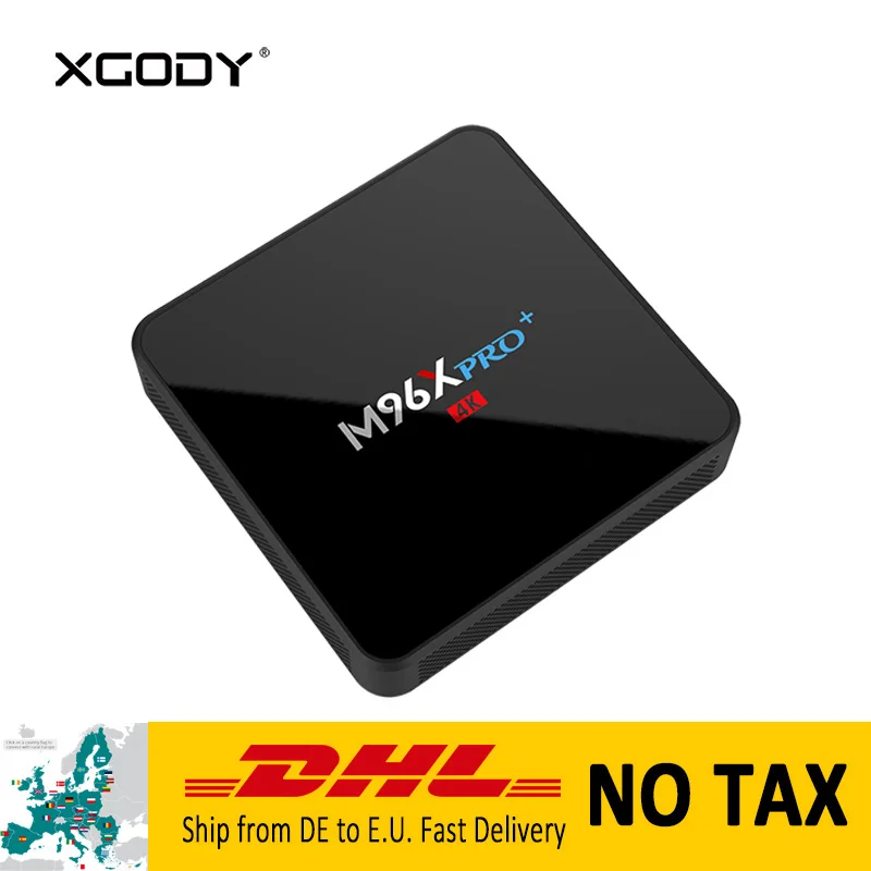 

Original XGODY M96X Pro+ Set top Box Android 7.1 Nougat Amlogic S905W Quad Core 2G+16G 4K HD Media Player Streamer Smart TV Box