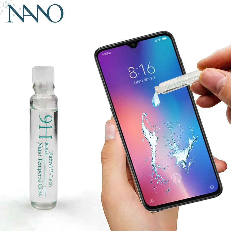 Nano жидкое закаленное стекло для всех универсальных Xiaomi mi 9 8 7 6 5 4 Pro Защитная