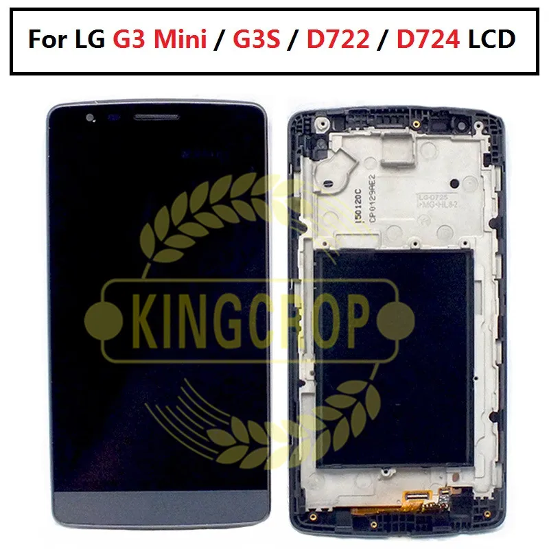 

for LG G3 Mini LCD Display With Frame Digitizer Replacement for LG G3 S LCD Screen G3S D722 D724 Touch Screen LCD