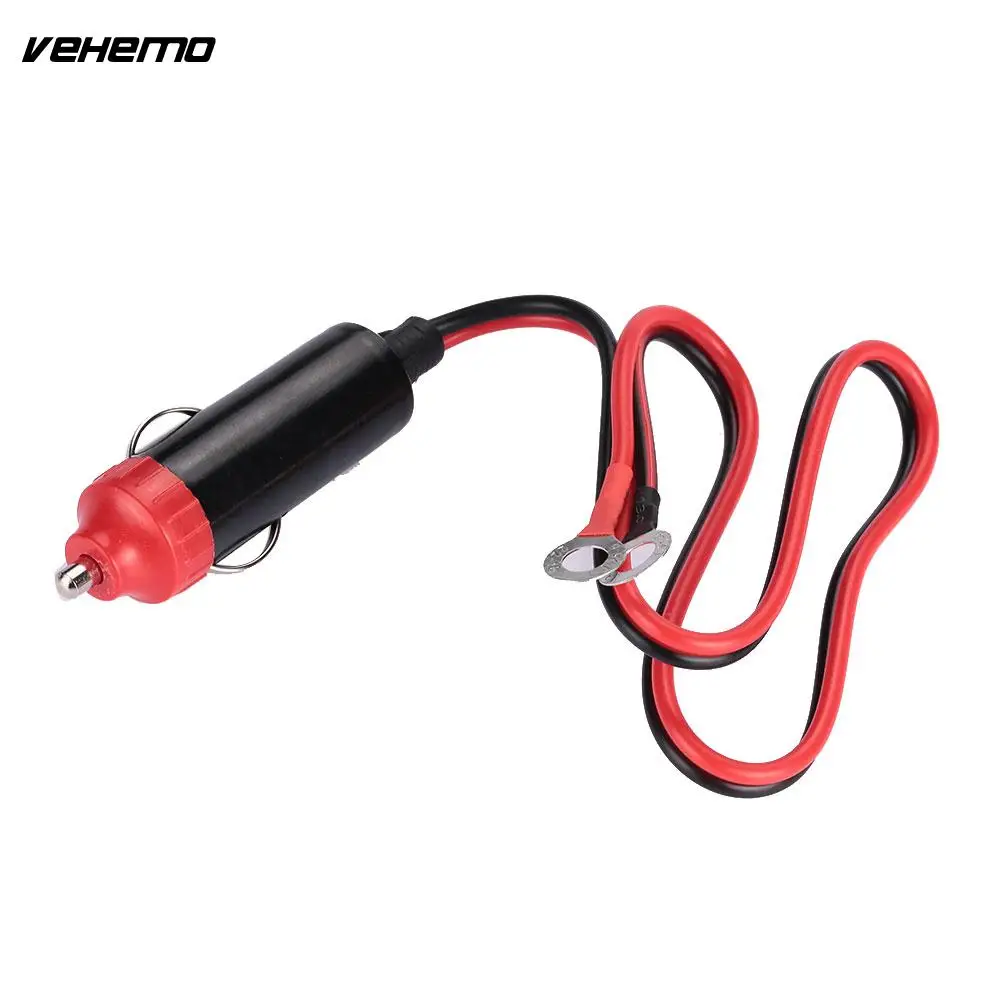 Vehemo 12V To 220V Cord Cigarette Lighter Cable Adapter Wire Auxiliary