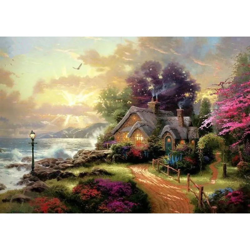 

Fairyland Scenery DIY Digital Painting By Numbers Modern Wall Art Canvas Painting Unique Gift Home Decor 40x50cm