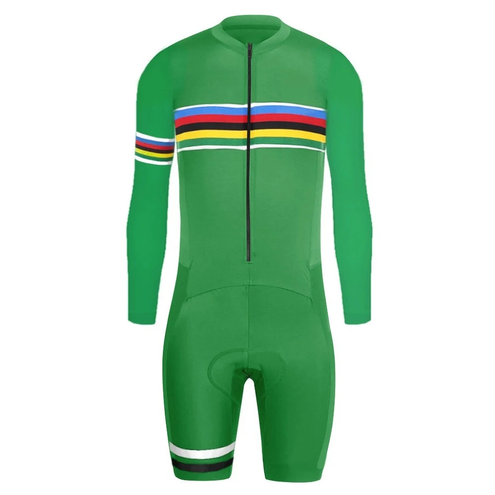 6 Colors Cycling Skinsuit Men's Triathlon Long Sleeve Speedsuit Cycling Clothing Ropa Ciclismo Maillot Active Trisuit Jumpsuit 6 Colors Cycling Skinsuit Men's Triathlon Long Sleeve Speedsuit Cycling Clothing Ropa Ciclismo Maillot Active Trisuit Jumpsuit