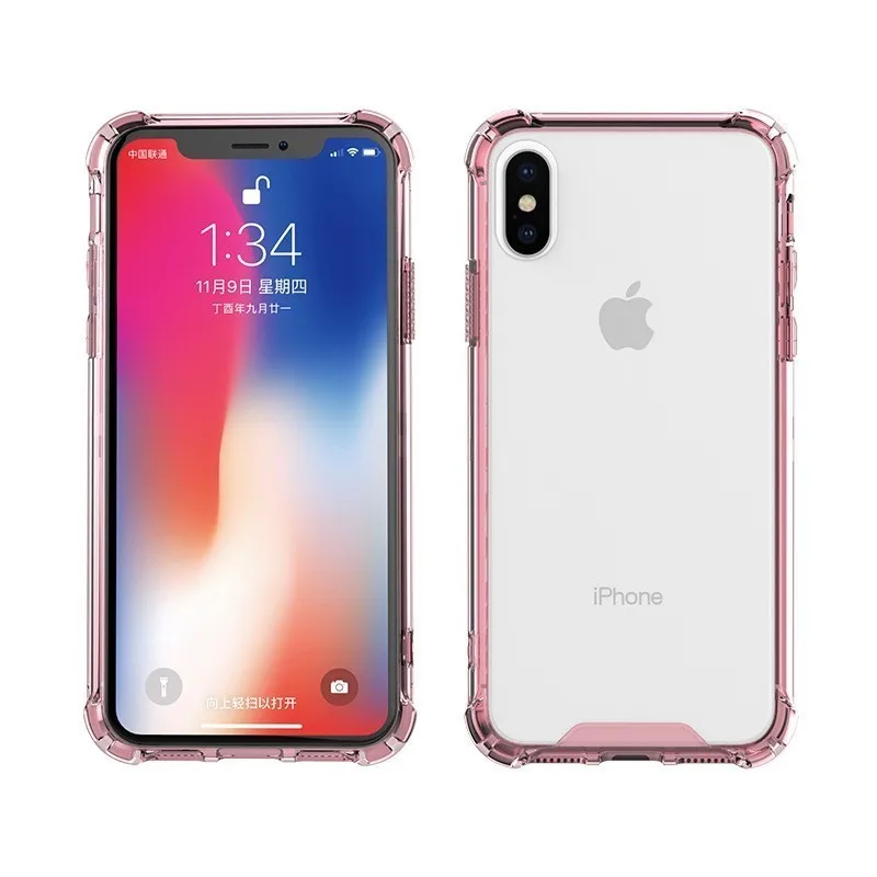 Роскошный брендовый чехол для Iphone 7 6 XS Max Xr 8 6S Plus прозрачный защитный телефона
