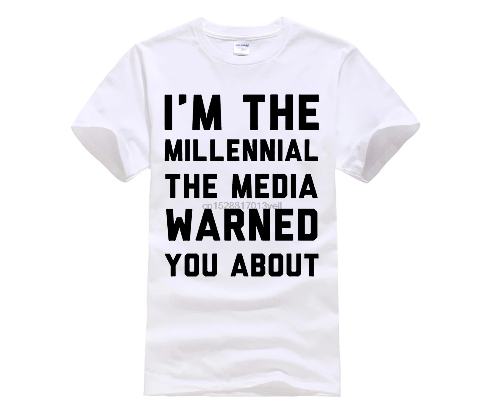 Im the Millennial Media предупредили вас о мужской футболке | Мужская одежда