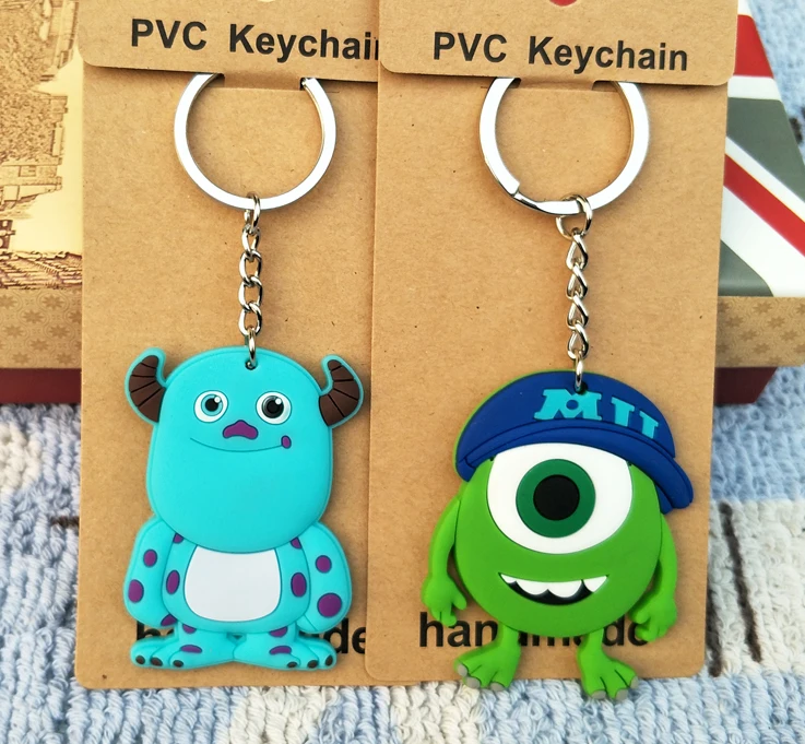 

IVYYE 1PCS Sullivan Mike Monster Anime Key Chain PVC Figure Morty Keyring cute Toy Keychain Keyholder Birthday Gifts Unisex NEW