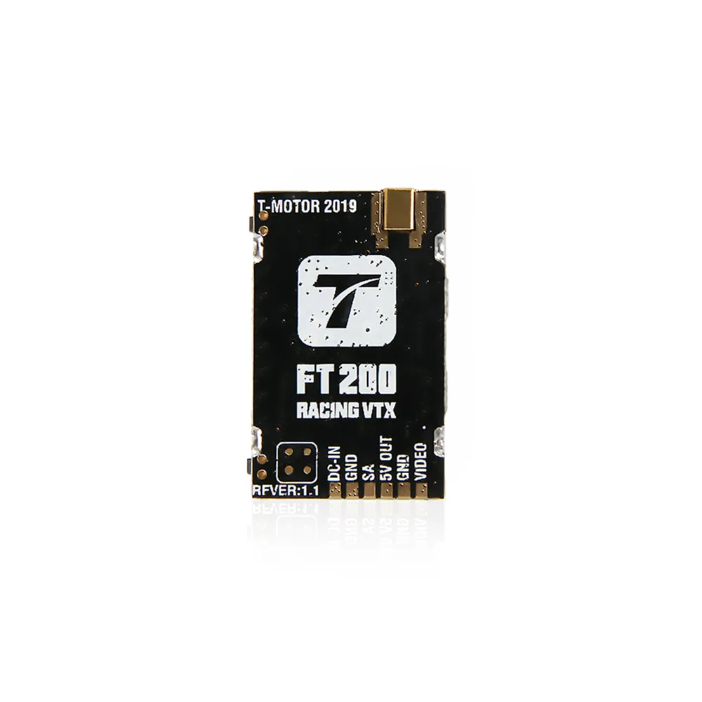 T-motor FT200 5,8G 25/50/200/500 mW переключаемый FPV Racing VTX поддержка Smart Audio для моделей RC ЗАПАСНЫЕ ЧАСТИ DIY аксессуары