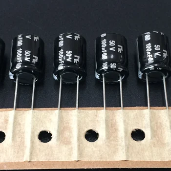 

100uF 50V Japan NIC NRSX Series 10x12.5mm Very Low Impedance 50V100uF Aluminum Electrolytic capacitor