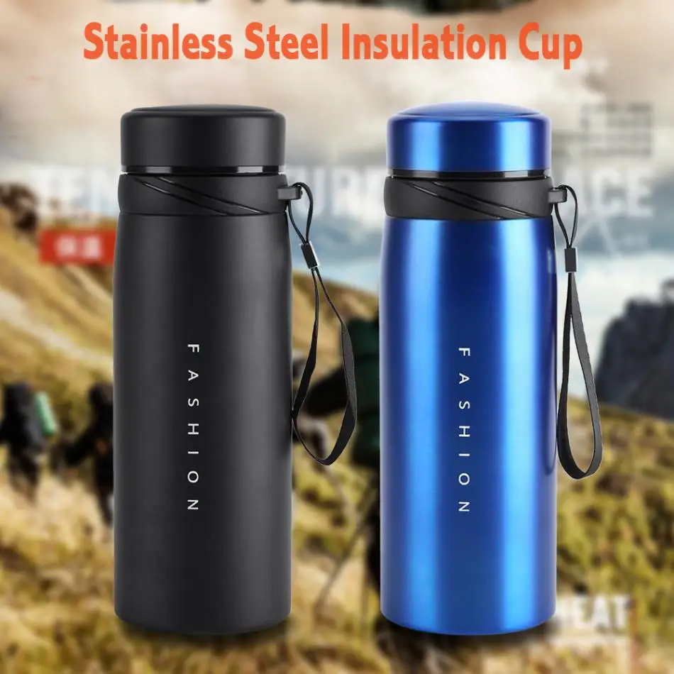 900ml Thermal Cup Vacuum Flask Heat Water Tea Coffee Travel Drink