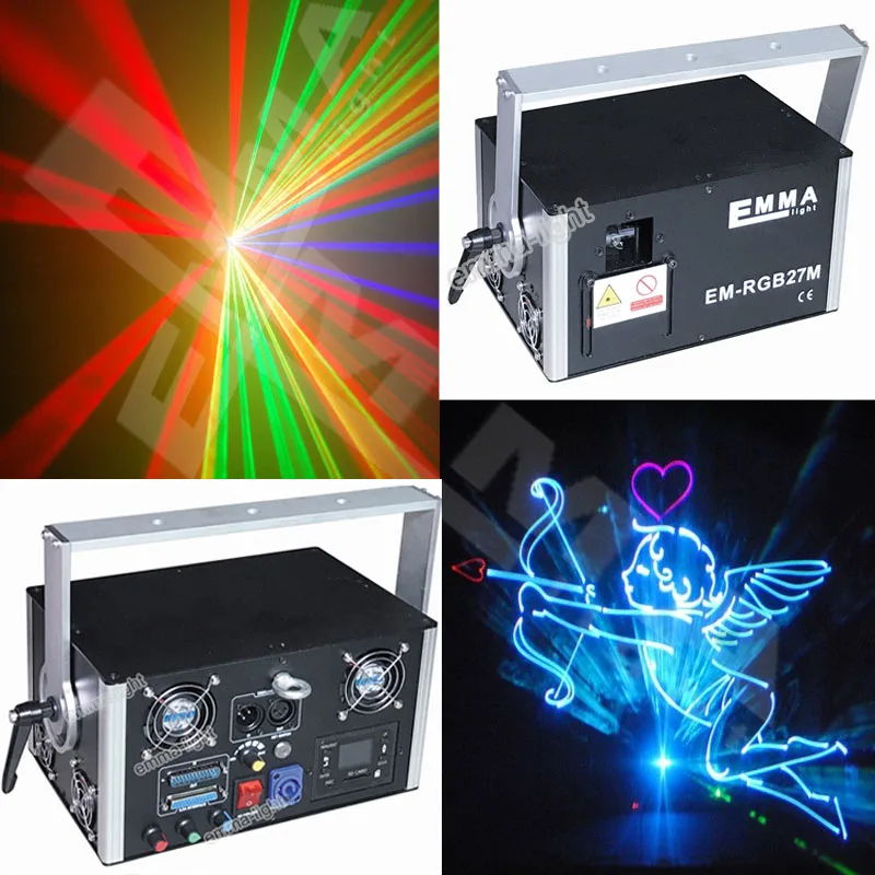 

Laser emma 4000RGB - 4000mw RGB laser system with a professional ILDA interface.