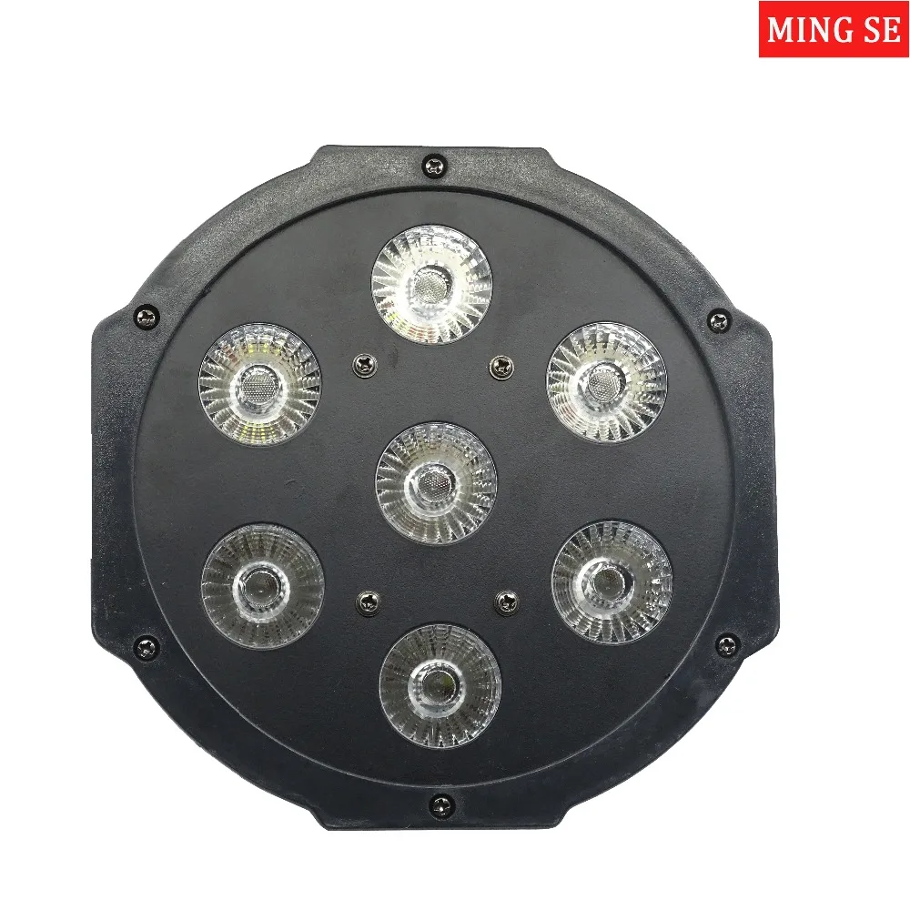 10 шт. 7x18 Вт led Par огни RGBWA UV 6в1 плоский par led dmx512 дискотечные огни профессиональное оборудование для сцены dj с чехол для полета