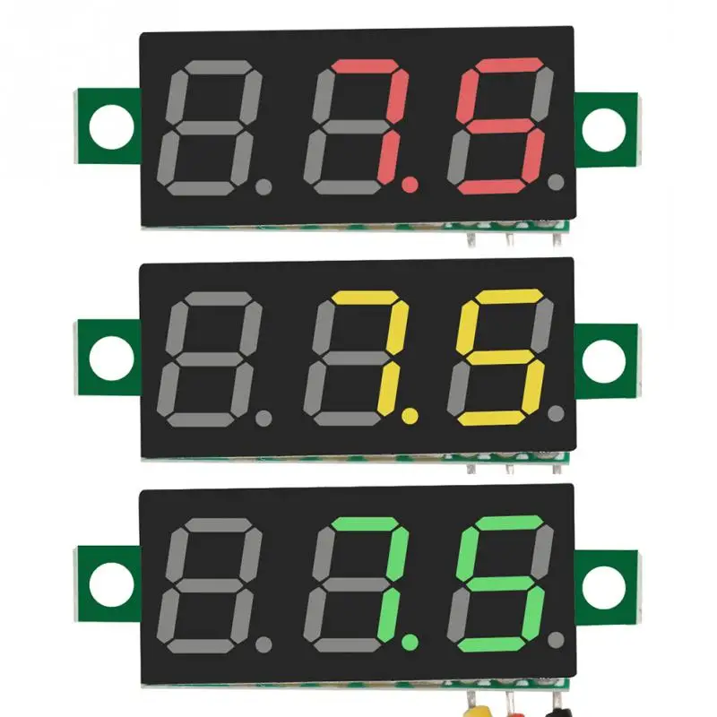 

0.28inch Digital LED Display Voltmeter DC Voltage Meter Panel 0 to 100V