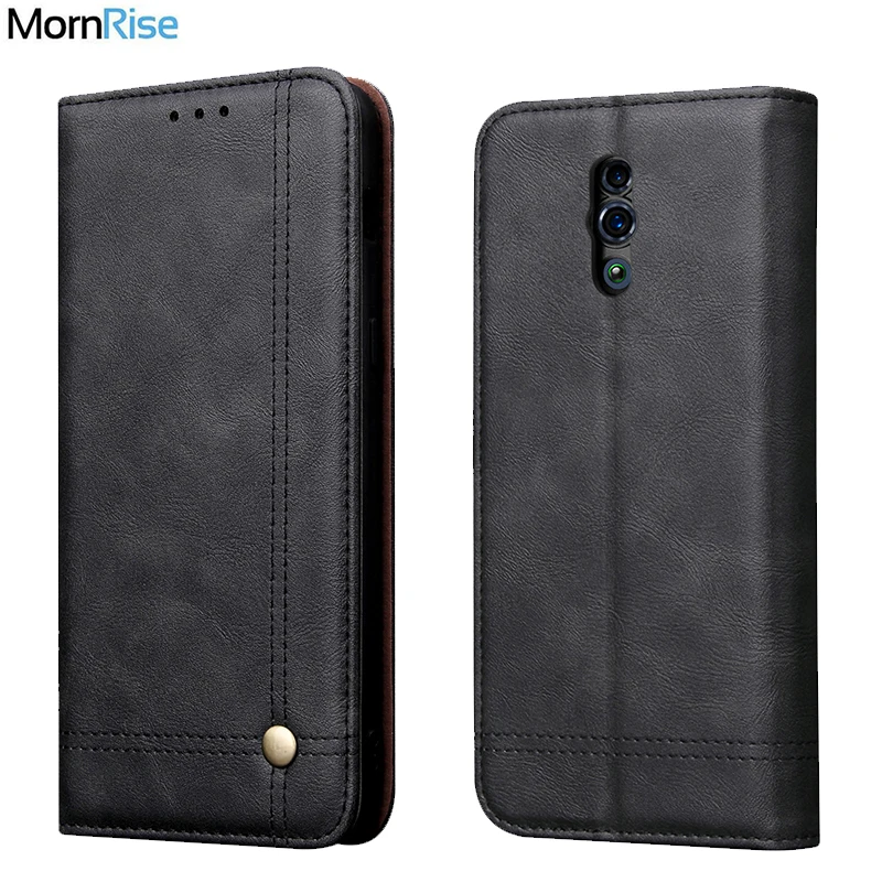 

Luxury Retro Slim Leather Flip Cover For OPPO RENO Case Wallet Card Slot Stand Magnetic Book Cover For OPPO RENO Phone Cases