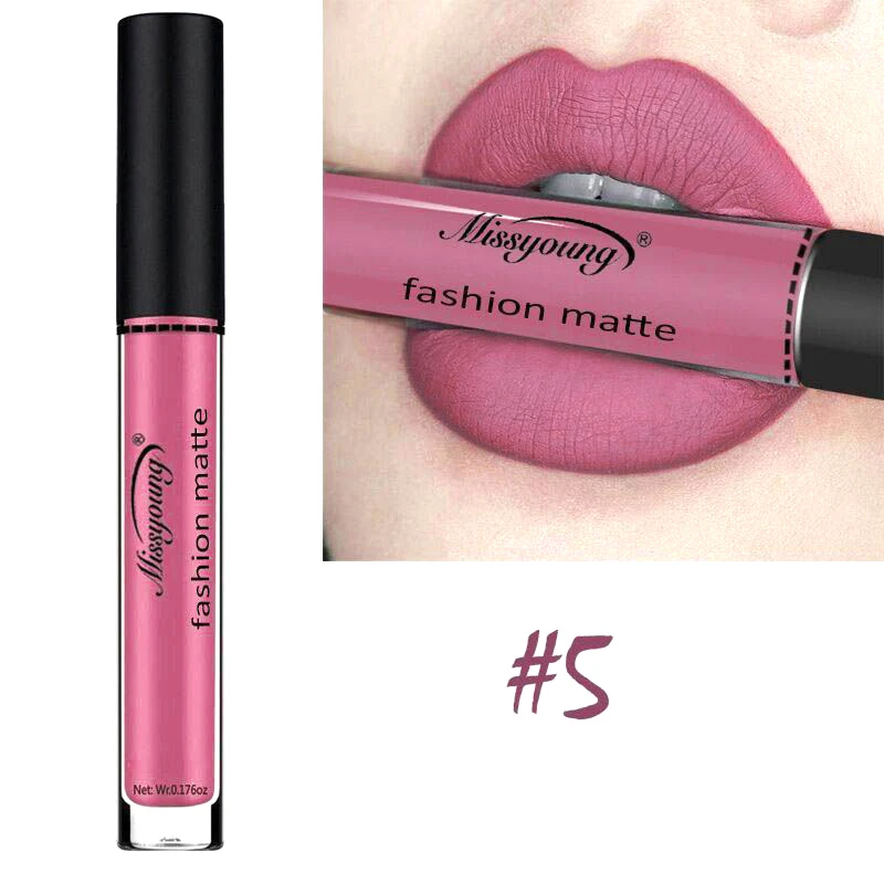 Lipstick Waterproof Velvet Nude Pigment Black Brown Lip Tint Lips Cosmetic 12 Colors Matte Liquid Lip Gloss Makeup Liquid Lipstick Waterproof Velvet Nude Pigment Black Brown Lip Tint Lips Cosmetic 12 Colors Matte Liquid Lip Gloss Makeup Liquid