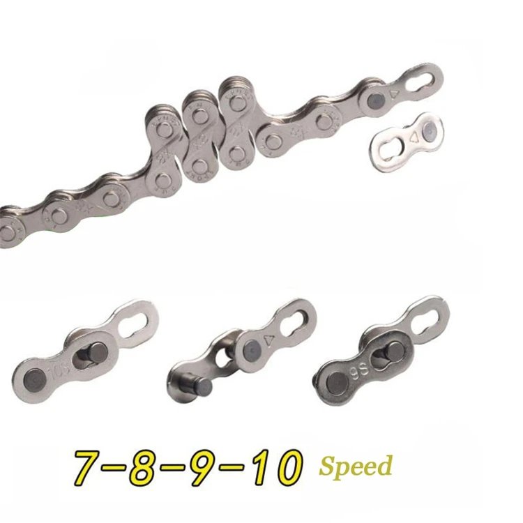 Flash Deal 2PCS Bike Chain MTB Mountain Bike Road Bicycle Parts 6S 7S 8S 9S 10S 11S Speed Magic Master Missing Link for SHIMANO SRAM 1