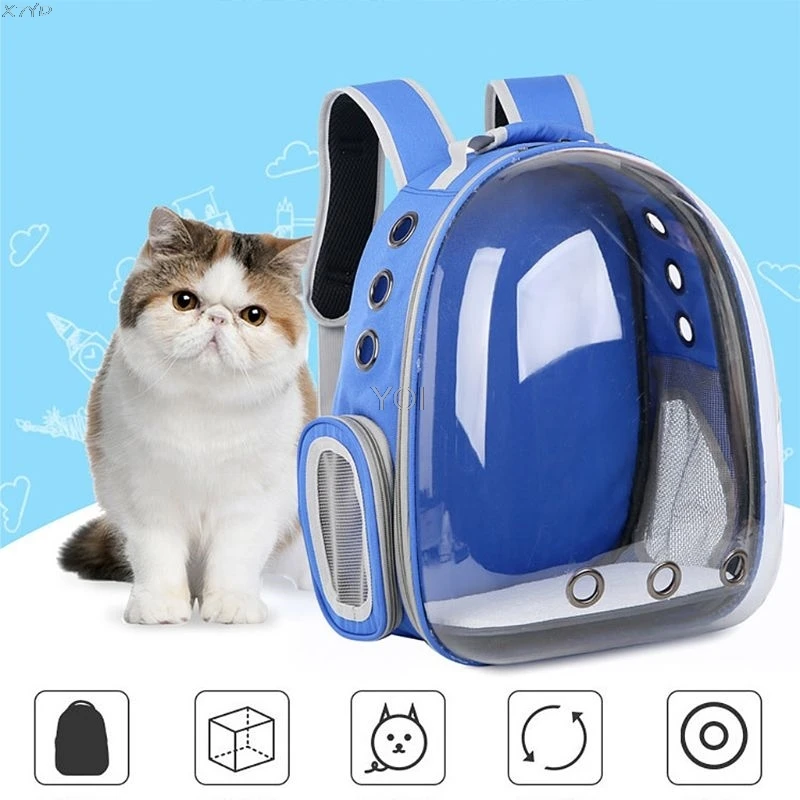 Cat-carrying backpack Pet Cat Backpack for Kitty Puppy Chihuahua Small Dog Carrier Crate Outdoor Travel Bag Cave for cat