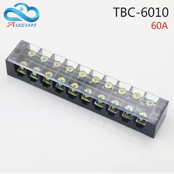 

TBC-6010 Terminal Blocks Fixed Terminals High Current 60A 10P Terminal Blocks Copper Contact