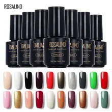 Rosalind Профессиональный Гель-лак для ногтей 7 мл, 10 цветов, Гель-лак для маникюра, Гель-лак для ногтей, УФ-светодиодный Гель-лак для замачивания, TSLM1