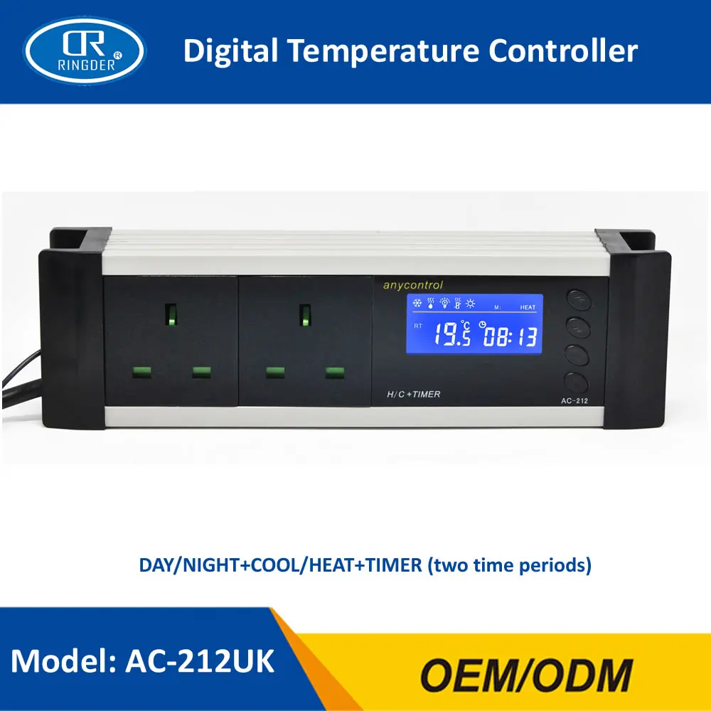 AC-212 DIGITAL REPTILE TEMPERATURE THERMOSTAT 6