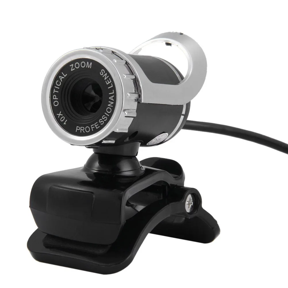 

USB 2.0 12 Megapixel HD Web Camera Web Cam 360 Degree Webcam with Sound Absorption Mic for PC Laptop QJY99