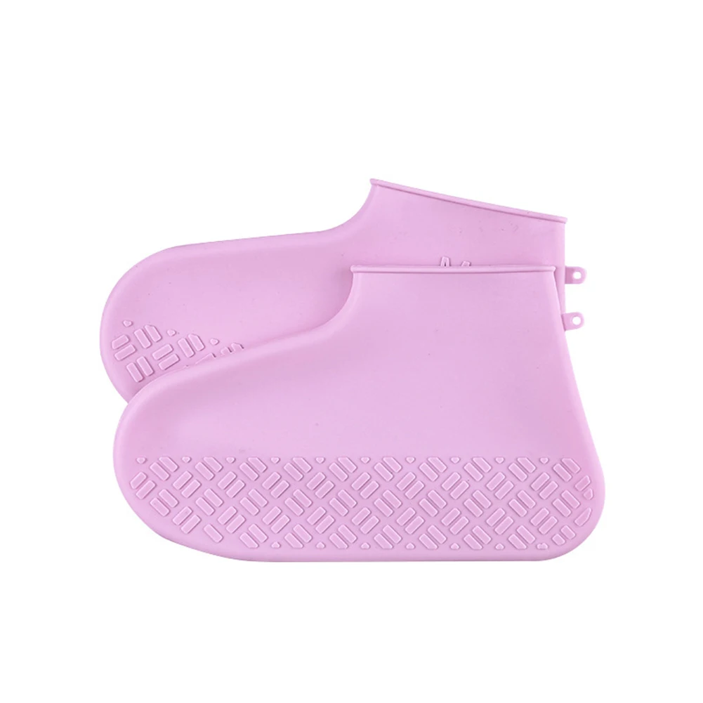 

Footwear Rainy Days Foldable Waterproof Non Slip Outdoor Rainproof Protection Reusable Silicone Solid Shoe Covers Elastic Travel