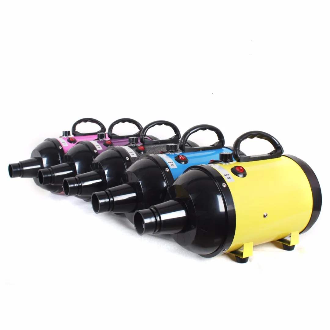 2800W Dog Grooming Dryer Variable Speed / Heat Pet Dog Cat Grooming Hair Dryer Blower Low Noise 5 Color