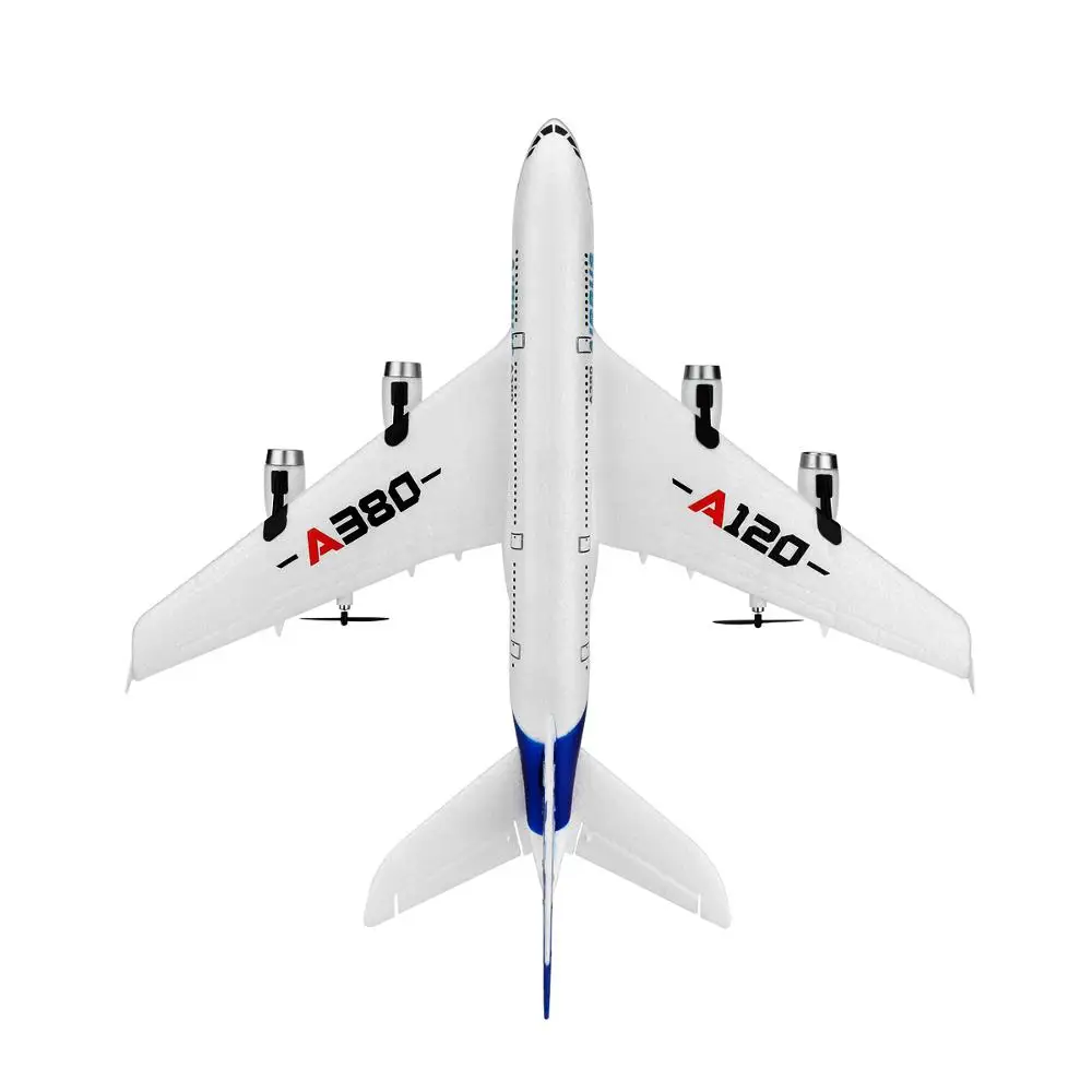 WLTOYS A120 A380 Airbus 510 мм размах крыльев 2 4 ГГц 3 канала Радиоуправляемый летательный