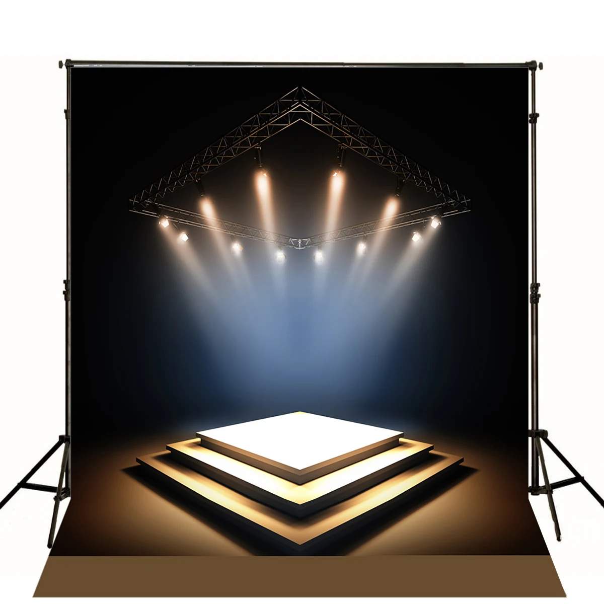 

Christmas Backdrops Photography Garland Over The Windows Christmas Tree Backgrounds Photo Studio Backdrop