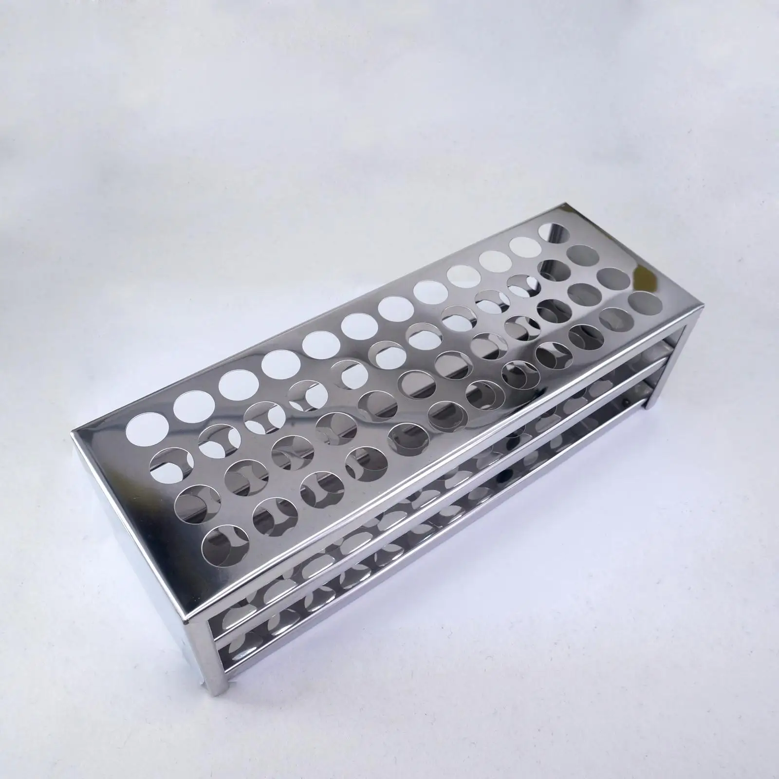 4/×10 Stainless Steel Material Suitable for Tubes of Dia./≤21mm Maccx Tube Rack TTR040-001 40Holes