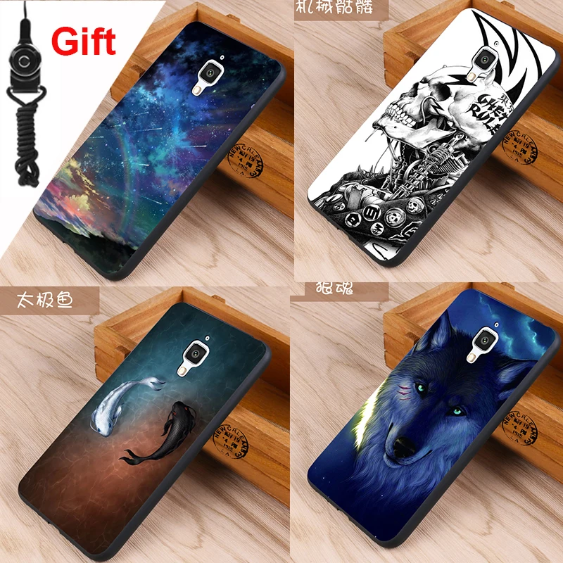 Чехол Xiaomi Mi4 Оригинальный чехол для из кожи волка рыбы черепа Fundas 100% |