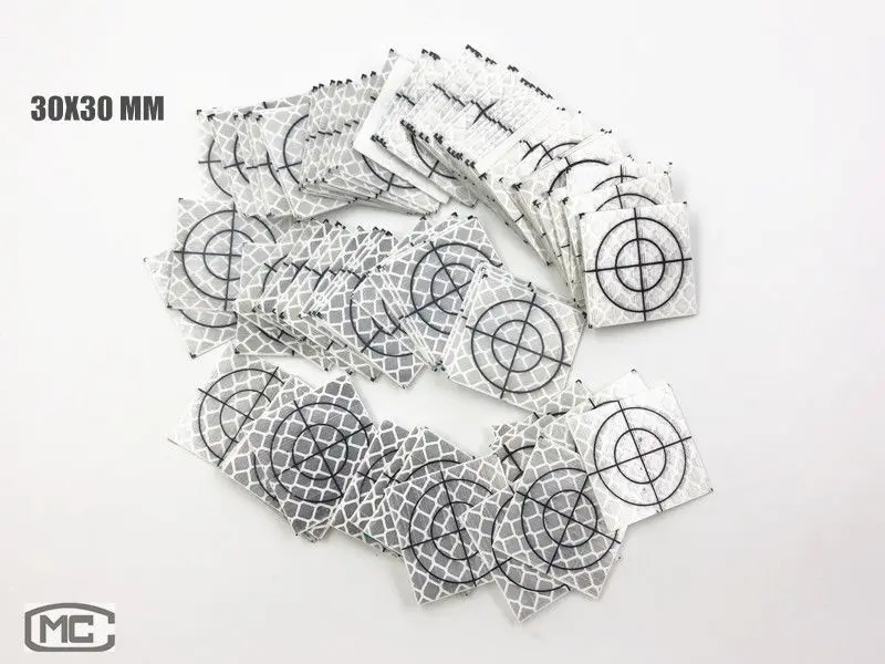 

NEW 100PCS REFLECTOR SHEET REFLECTIVE TAPE TARGET