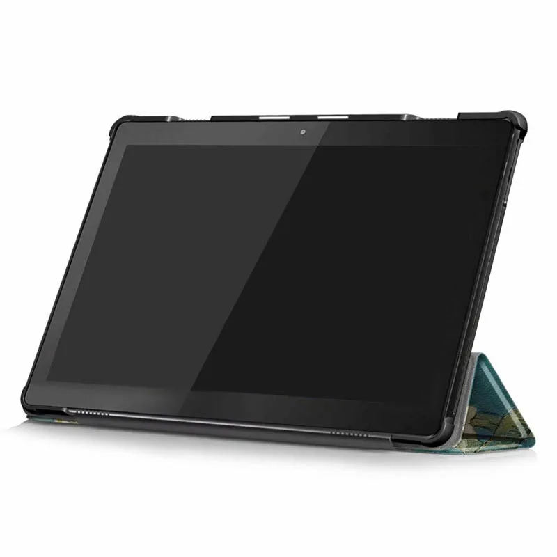 Чехол для lenovo Tab M10 TB-X605F с красивым принтом, трехслойный Магнитный чехол Tab M10 M 10X605 X605f, защитный чехол для планшета