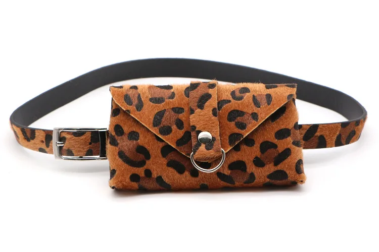 Женская Мода талии сумка качество Leopard бархат из искусственной кожи поясная сумка Bananka Для женщин Подиум торговый живота группа поясная сумка