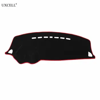 

Uxcell Car Dashboard Cover Nonslip Black Red Dash Mat for 2008-2017 Mitsubishi Lancer EX
