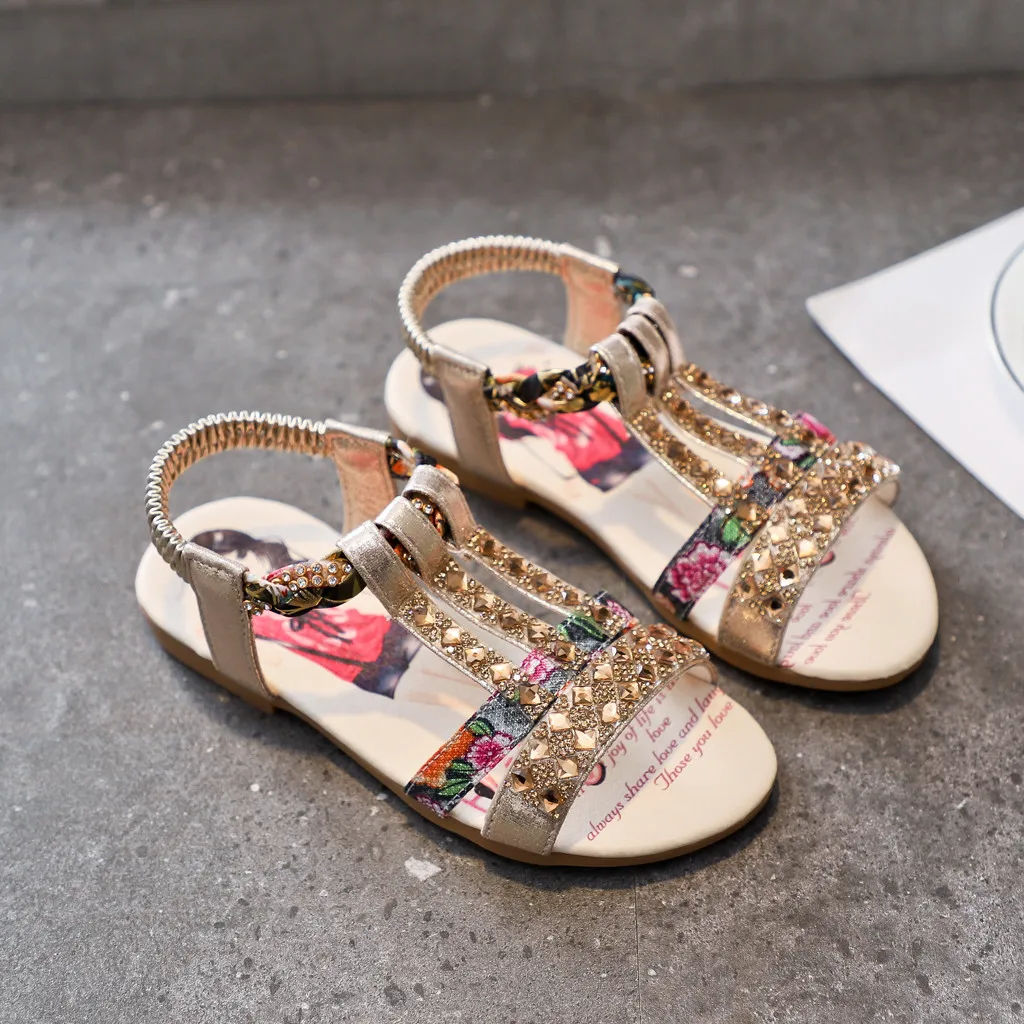 MUQGEW/ г. Новые римские вечерние сандалии для девочек; модная детская обувь в римском стиле; Летние повседневные сандалии для девочек; обувь melissa