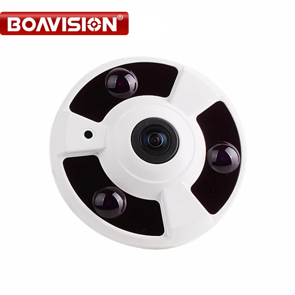 

1080P IP Camera (POE) Onvif Fisheye Panorama 5MP Lens IR Night Vision HD Security CCTV Camera 2MP 360 Degree View P2P XMEye