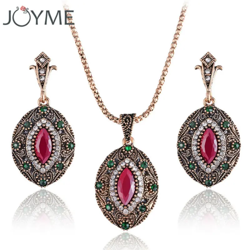 Женский винтажный комплект украшений Joyme Свадебный с имитацией в этническом