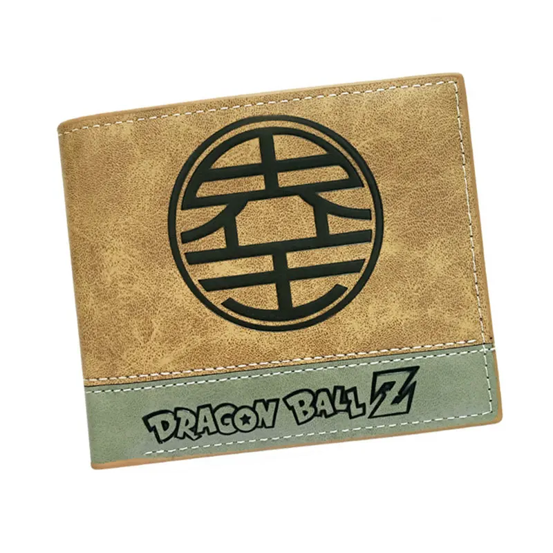 Японский аниме Dragon Ball Z кошельки повседневный кожаный кошелек с держатель для карт тиснение логотип мультфильм кошелек для мужчин - Цвет: 3