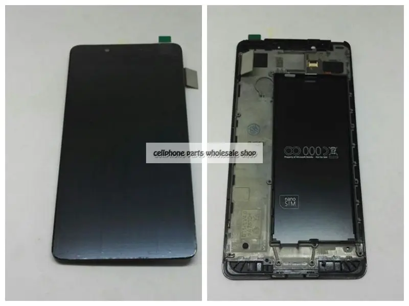 

Highbirdfly For microsoft Lumia 950 Lcd Display Screen WIth Touch Glass Digitizer +Frame Assembly Replacement dual / single sim