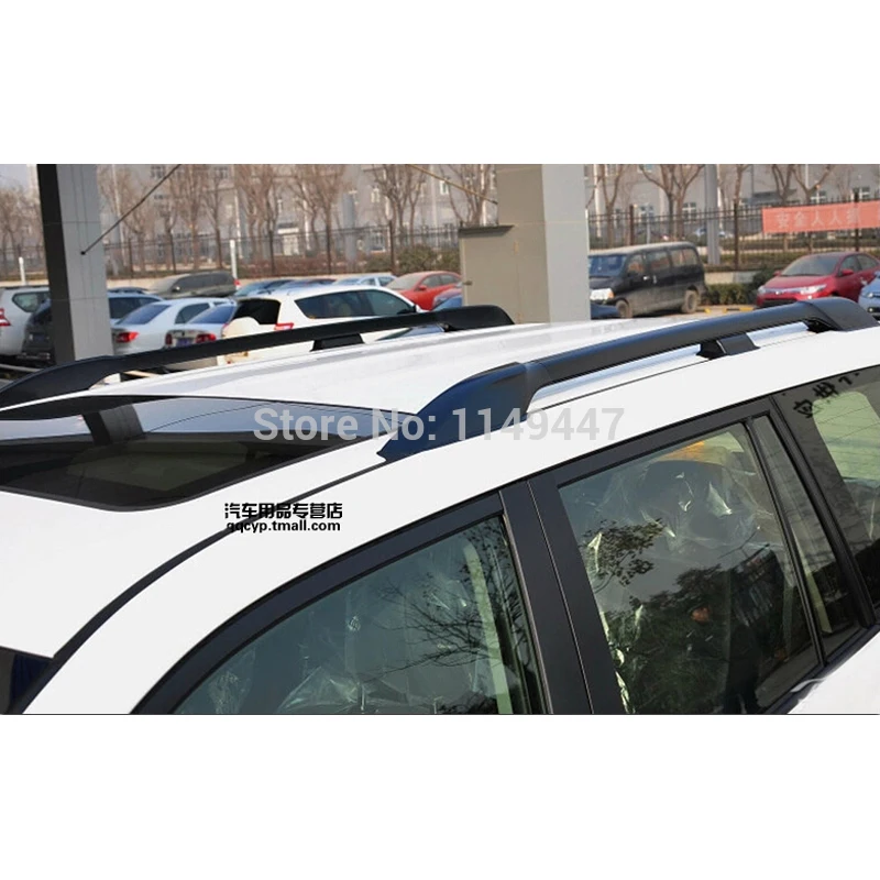 لتويوتا fj120 2003-2009 أسود اللون سقف رف القضبان