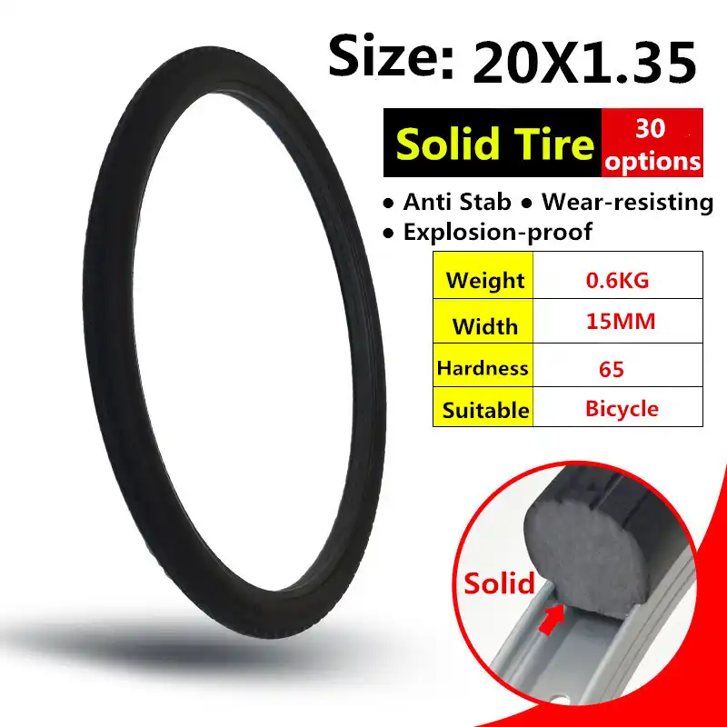 solid mountain bike tyres