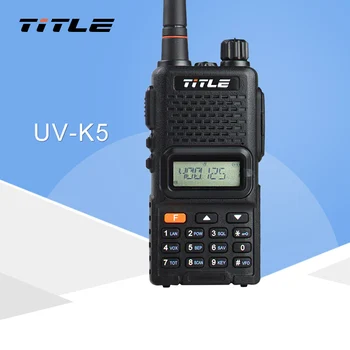 

(1 PCS)Black KSUN Protable Radio UV-K5 Dual Band UHF 400-520MHZ FM RADIO Two Way Radio Walkie Talkie