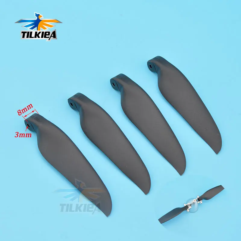 

4pcs Rc Airplane Plastic Folding Propeller 6'' to 14.5'' Prop Suitable for Plastic Spinner Or Aluminum Spinner RC Airplane