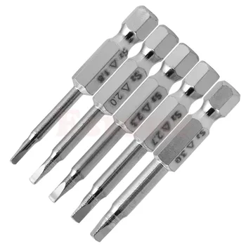 

5 Pcs /Set Magnetic Triangle Head Screwdriver Bits S2 Steel 1/4 Hex Shank 50mm