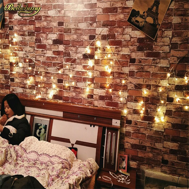 

beibehang 45*1000cm Waterproof papel de parede 3D self-adhesive wall stickers Bedroom Wall paper Decor brick wallpaper for walls