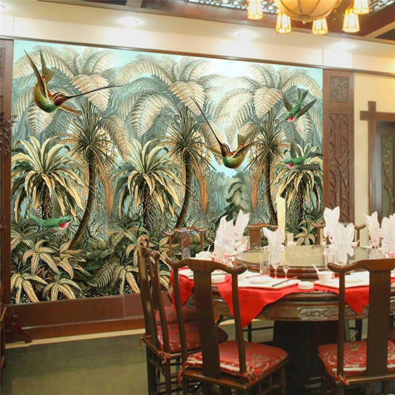 

Southeast Asian tropical landscape papel de parede 3D photo wallpaper for walls custom office Restaurant wall mural wall paper