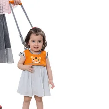 Анти-потеря ребенка малыша с тяговой веревкой Лето дышащий безопасности ребенка мешок для двойного использования